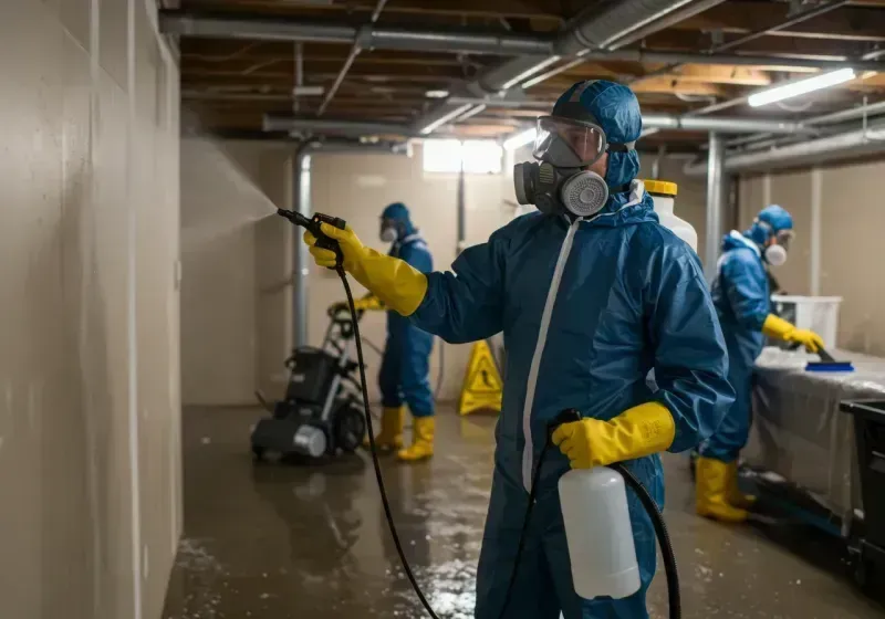 Basement Sanitization and Antimicrobial Treatment process in Cordes Lakes, AZ